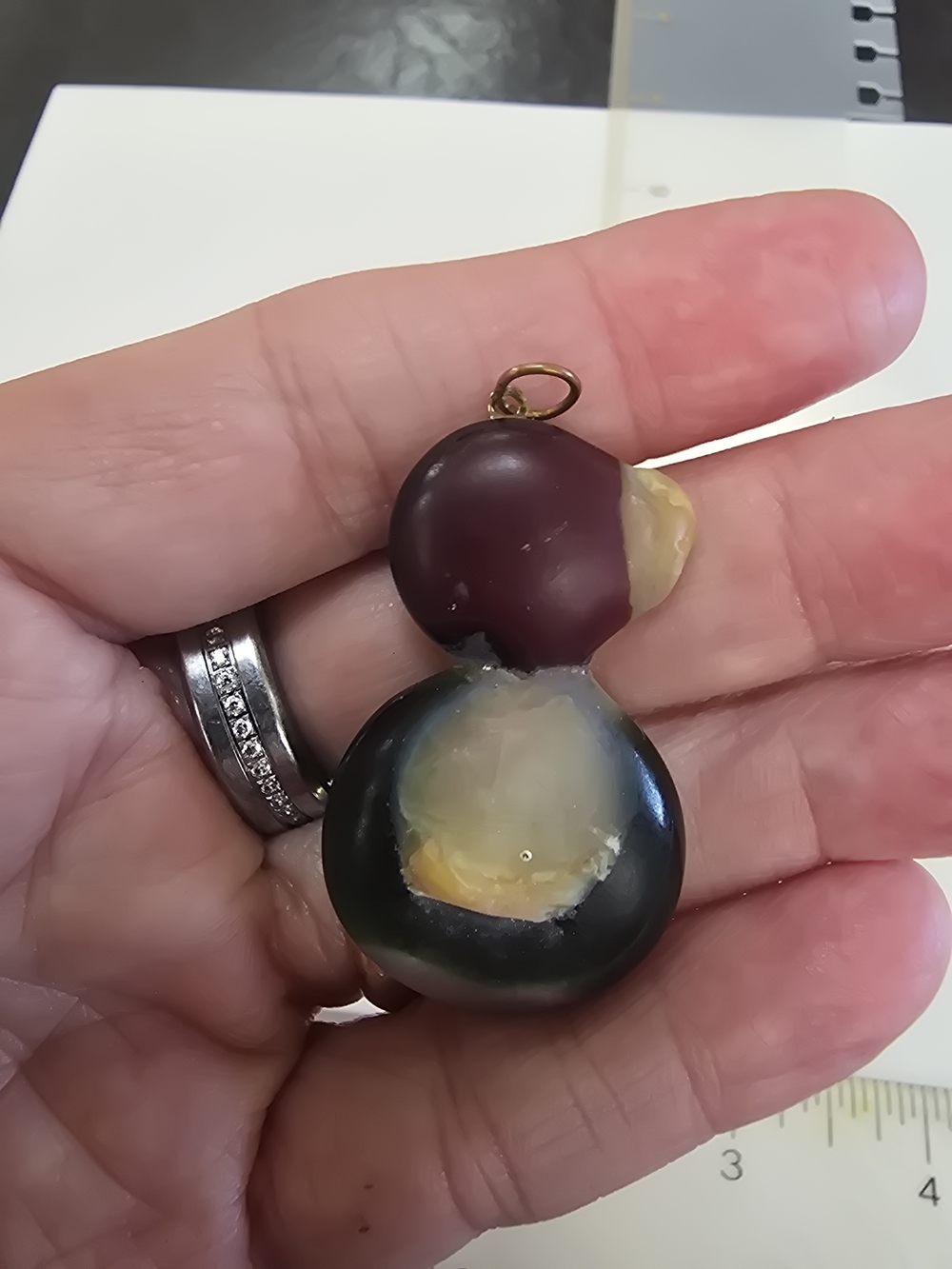 Handmade Women’s Pendant Necklace - Multi-Color Resin Duck Charm